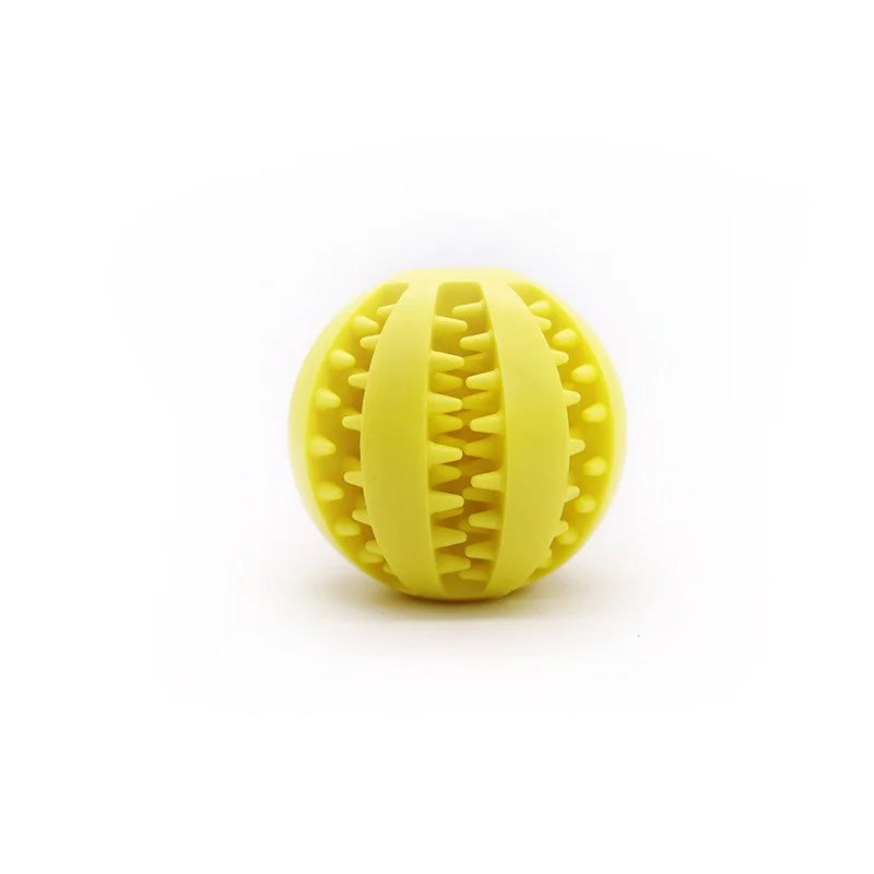 Pet Dog Chew Toys Dog Ball Toys Pet Puppies Large Dog Tooth Natural Rubber  Clean Food Ball Toy Dogs Accessoires